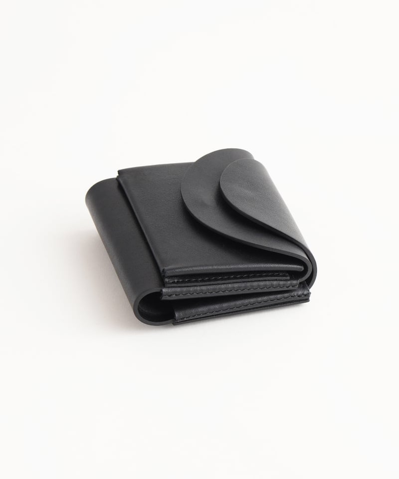 FOLD 2F WALLET ( ICE GRAY / BLACK ) | i ro se