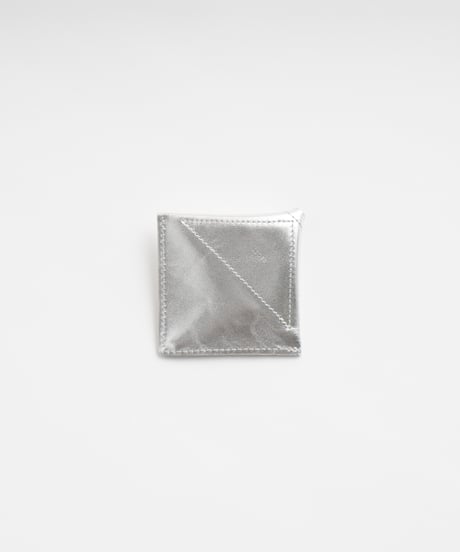 SLANT COIN CASE ( SILVER )