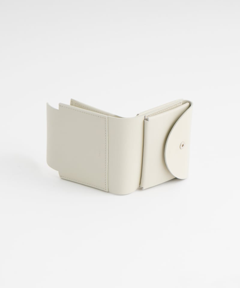 FOLD 2F WALLET ( ICE GRAY / BLACK ) | i ro se