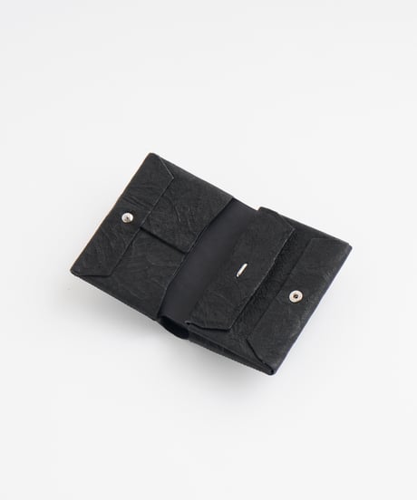PAPER SHORT WALLET ( L.BROWN / BLACK )