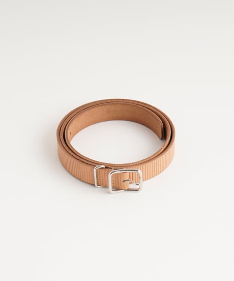 CARDBOARD  BELT  ( NUDE / BLACK )