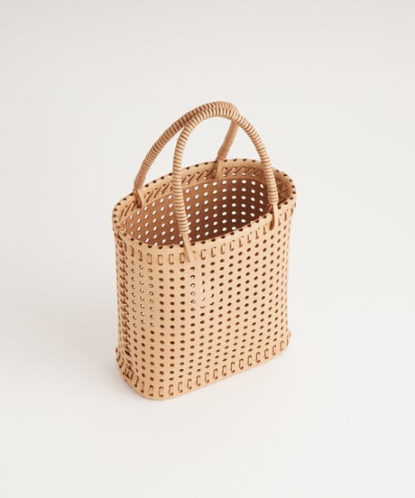 "KAGO" MINI BAG - M ( NUDE / BLACK )