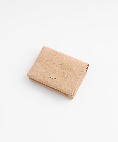 PAPER SHORT WALLET ( L.BROWN / BLACK )