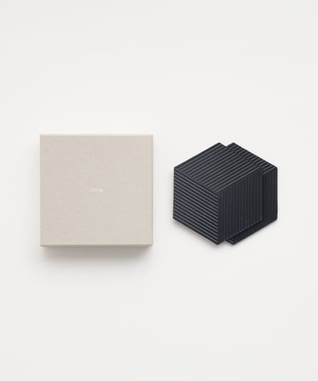 "KAGOME" LEATHER COASTER