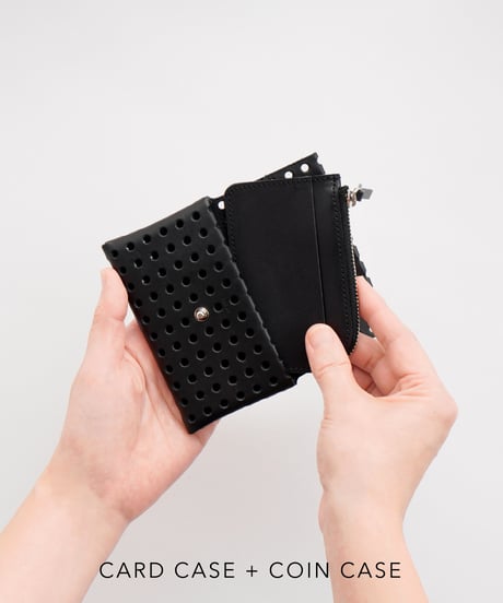 + COIN CASE ( NUDE / BLACK )