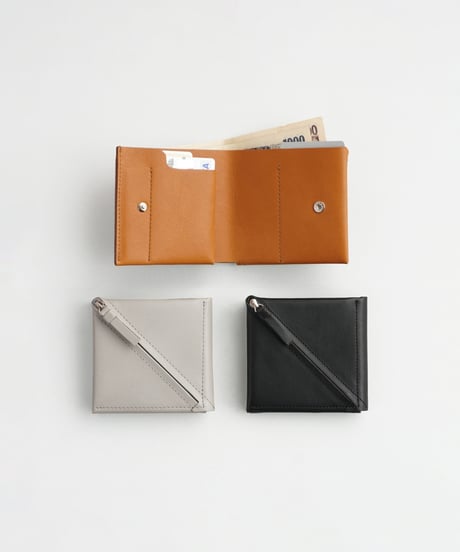 SLANT SHORT WALLET ( 3 colors )