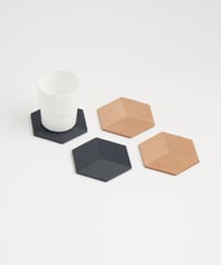 "KAGOME" LEATHER COASTER