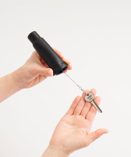 TUBE KEY CASE ( CAMEL / BLACK / SILVER )