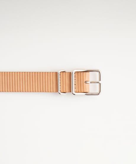 CARDBOARD  BELT  ( NUDE / BLACK )