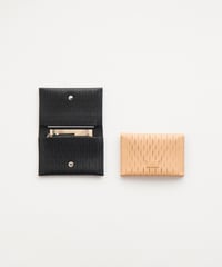 NET CARD CASE / WALLET ( NUDE / BLACK )