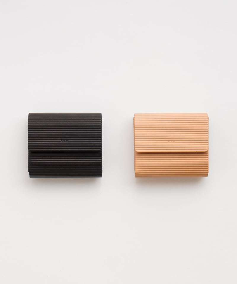 小物 irose paper short wallet black PAPER SHORT WALLET ( L.BROWN / BLACK ) | i ro s