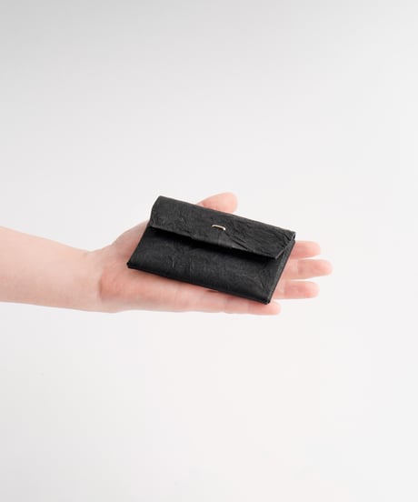 PAPER CARD CASE / WALLET ( L.BROWN / BLACK )