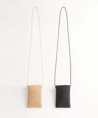 "KAGO" MINI SHOULDER 01 ( NUDE / BLACK )