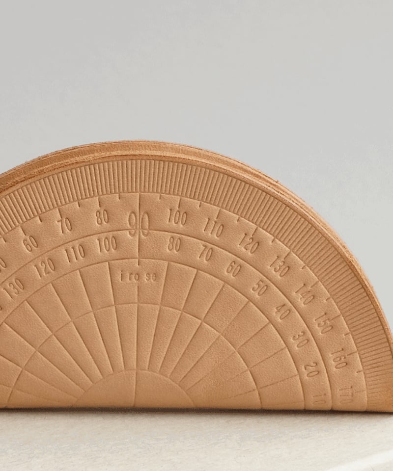 protractor coin case ( nude / black) | i ro se