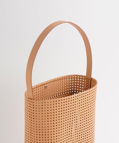"KAGO" SHOULDER TOTE - L ( NUDE / BLACK )