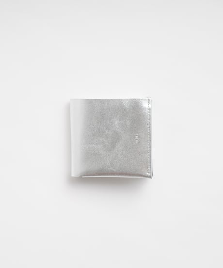 SLANT SHORT WALLET ( SILVER )