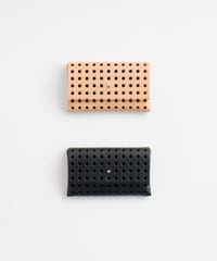 "KAGO" CARD CASE / WALLET ( NUDE / BLACK )