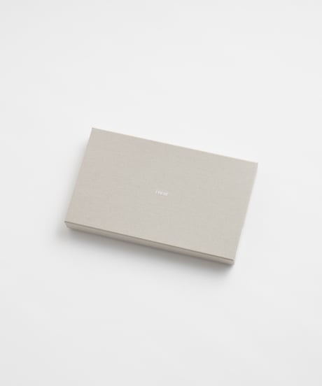 SEAMLESS "WAXED LEATHER" LONG WALLET  ( ICE BLUE  )