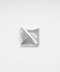 SLANT COIN CASE ( SILVER )