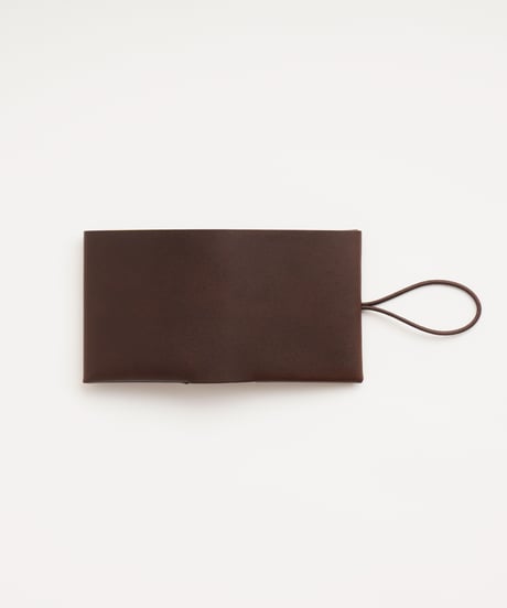 SEAMLESS "CLASSIC LEATHER" MINI WALLET -2 ( D.BROWN )