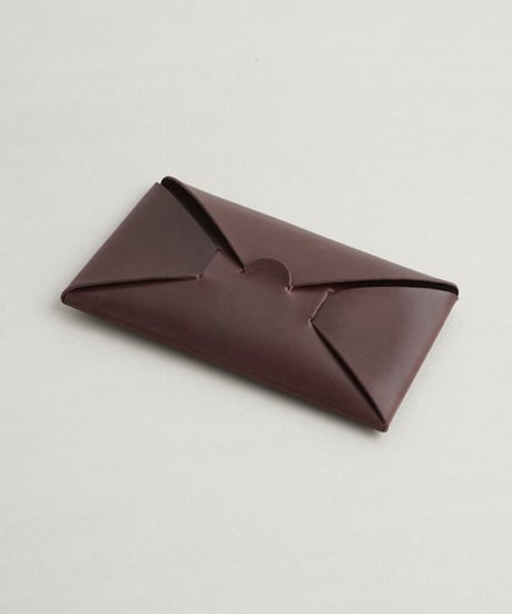 SEAMLESS "CLASSIC LEATHER" LONG WALLET  ( D.BROWN )