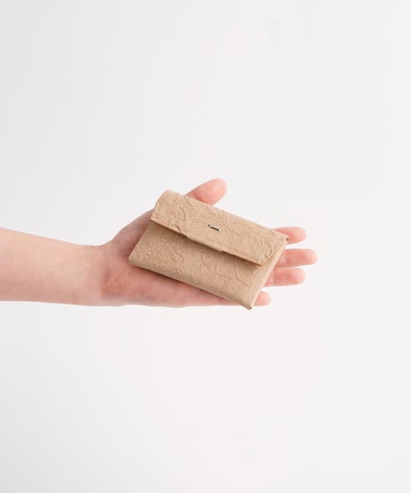 PAPER CARD CASE / WALLET ( L.BROWN / BLACK )