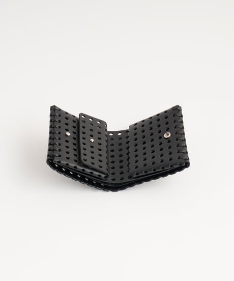 "KAGO" SHORT WALLET ( NUDE / BLACK )