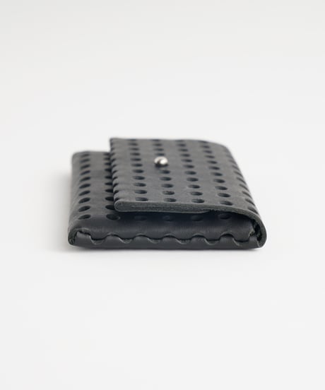 "KAGO" CARD CASE / WALLET ( NUDE / BLACK )