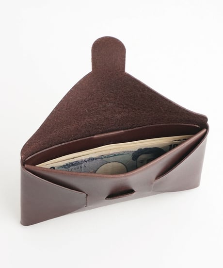 SEAMLESS "CLASSIC LEATHER" LONG WALLET  ( D.BROWN )