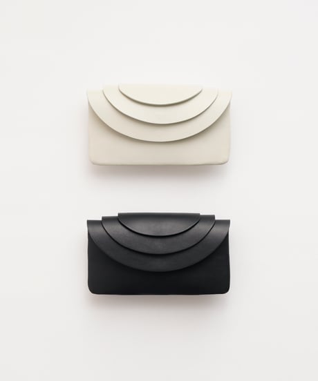 FOLD LONG  WALLET ( ICE GRAY / BLACK )