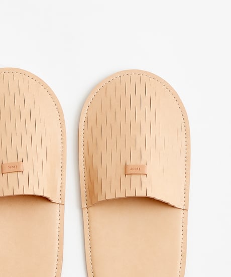 "net" room shoes ( NUDE / BLACK )