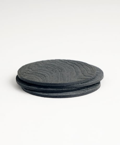 ASHWOOD LEATHER COASTER