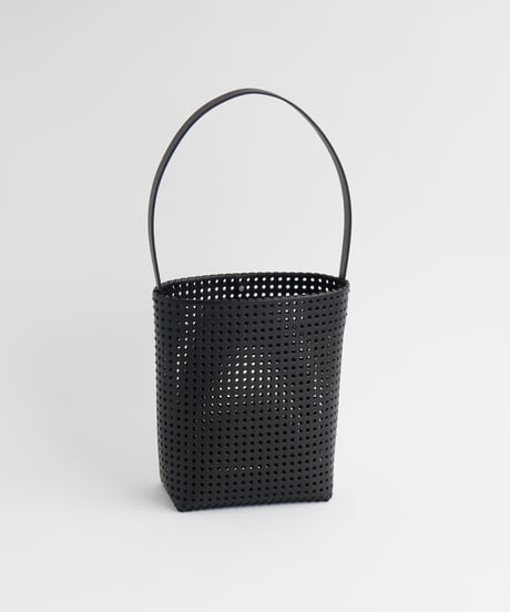 "KAGO" SHOULDER TOTE - M ( NUDE / BLACK )
