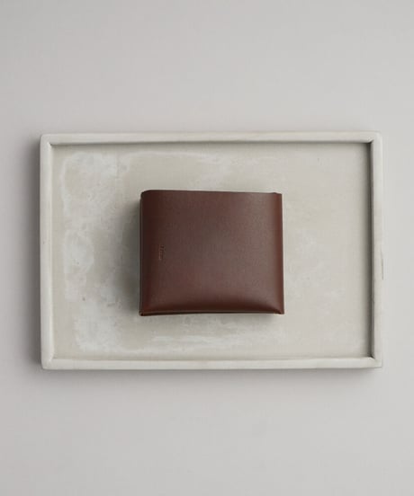 SEAMLESS "CLASSIC LEATHER" SHORT WALLET  ( D.BROWN )