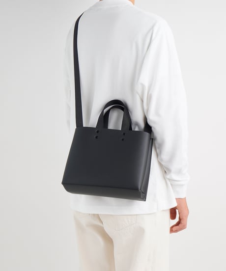 SEAMLESS TOTE BAG - S ( NUDE / BLACK )