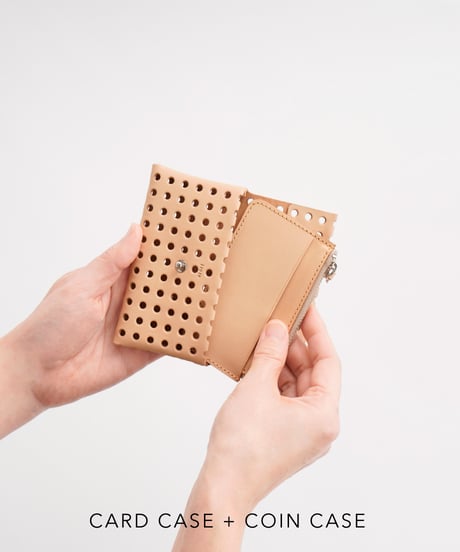 + COIN CASE ( NUDE / BLACK )
