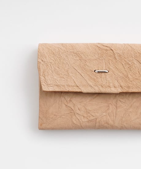 PAPER CARD CASE / WALLET ( L.BROWN / BLACK )