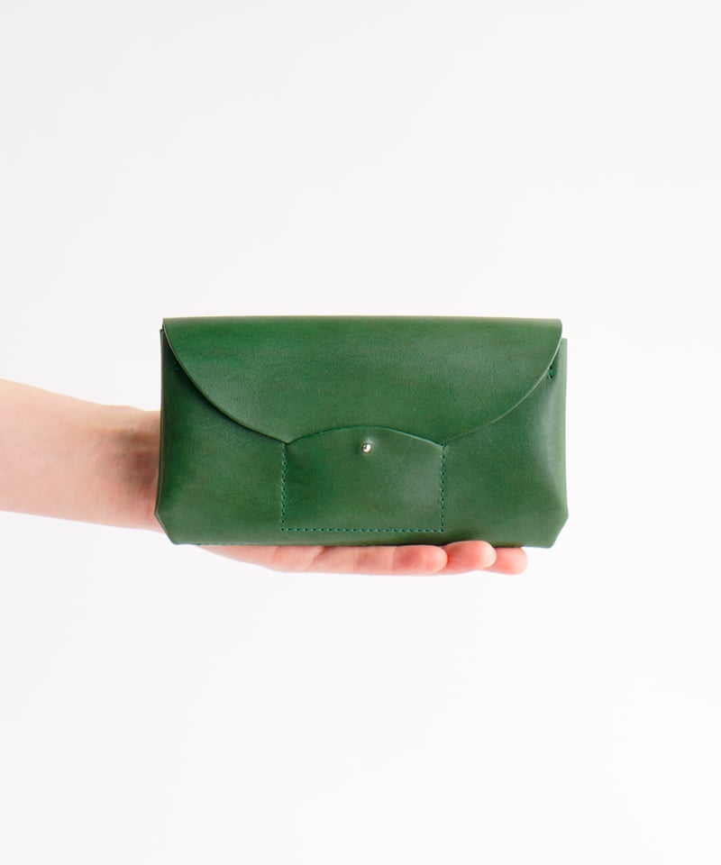 irose 長財布　ダークグリーン RIC-RAC LONG WALLET ( 3 colors ) | i ro se Off