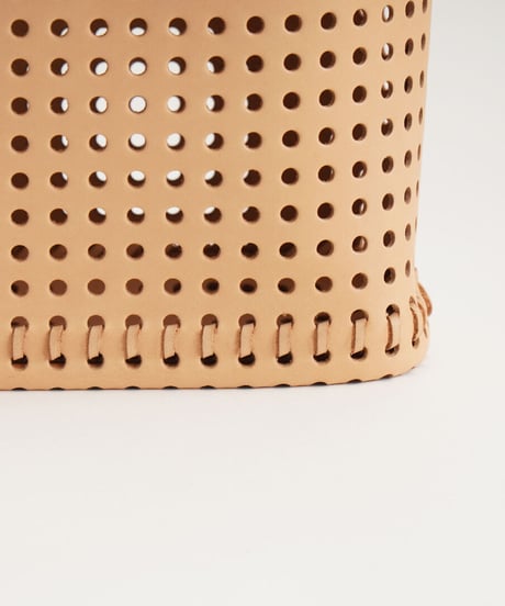 "KAGO" MINI BAG - M ( NUDE / BLACK )