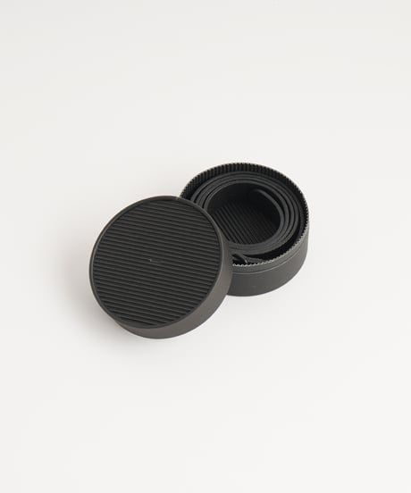 CARDBOARD  BELT  ( NUDE / BLACK )