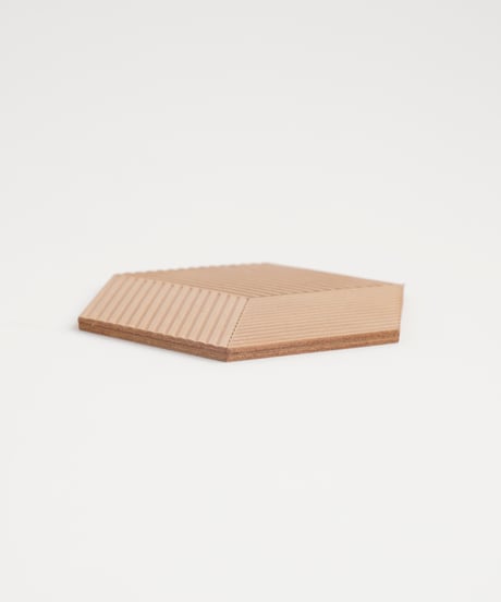 "KAGOME" LEATHER COASTER