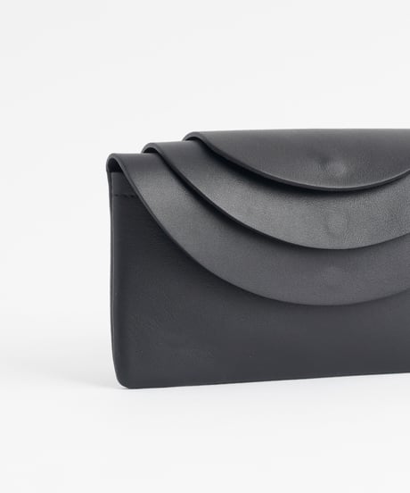 FOLD LONG  WALLET ( ICE GRAY / BLACK )