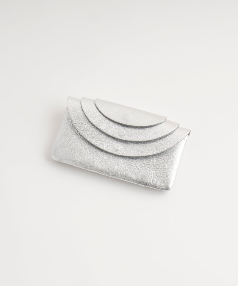 FOLD LONG WALLET ( SILVER ) | i ro se Officia