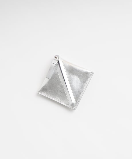 SLANT COIN CASE ( SILVER )