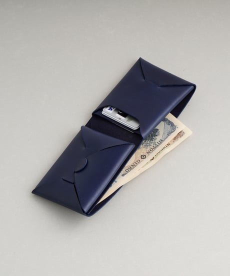 SEAMLESS SHORT WALLET "INDIGO"