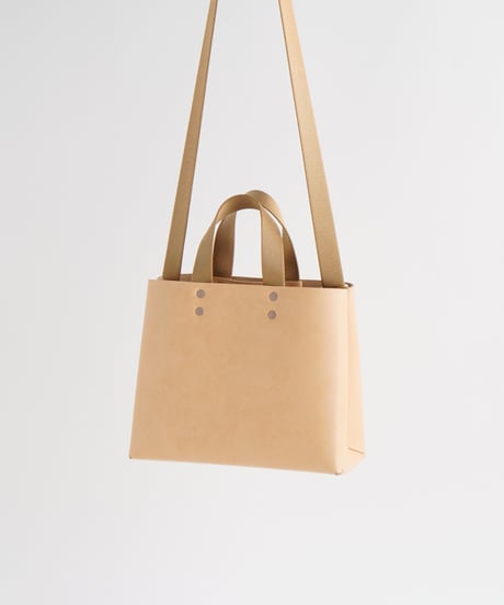SEAMLESS TOTE BAG - S ( NUDE / BLACK )