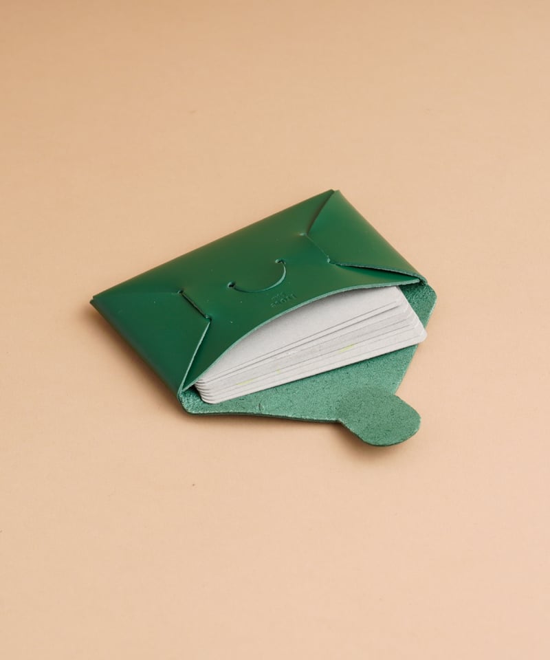 SEAMLESS CARD CASE ( GREEN ) | i ro se Officia