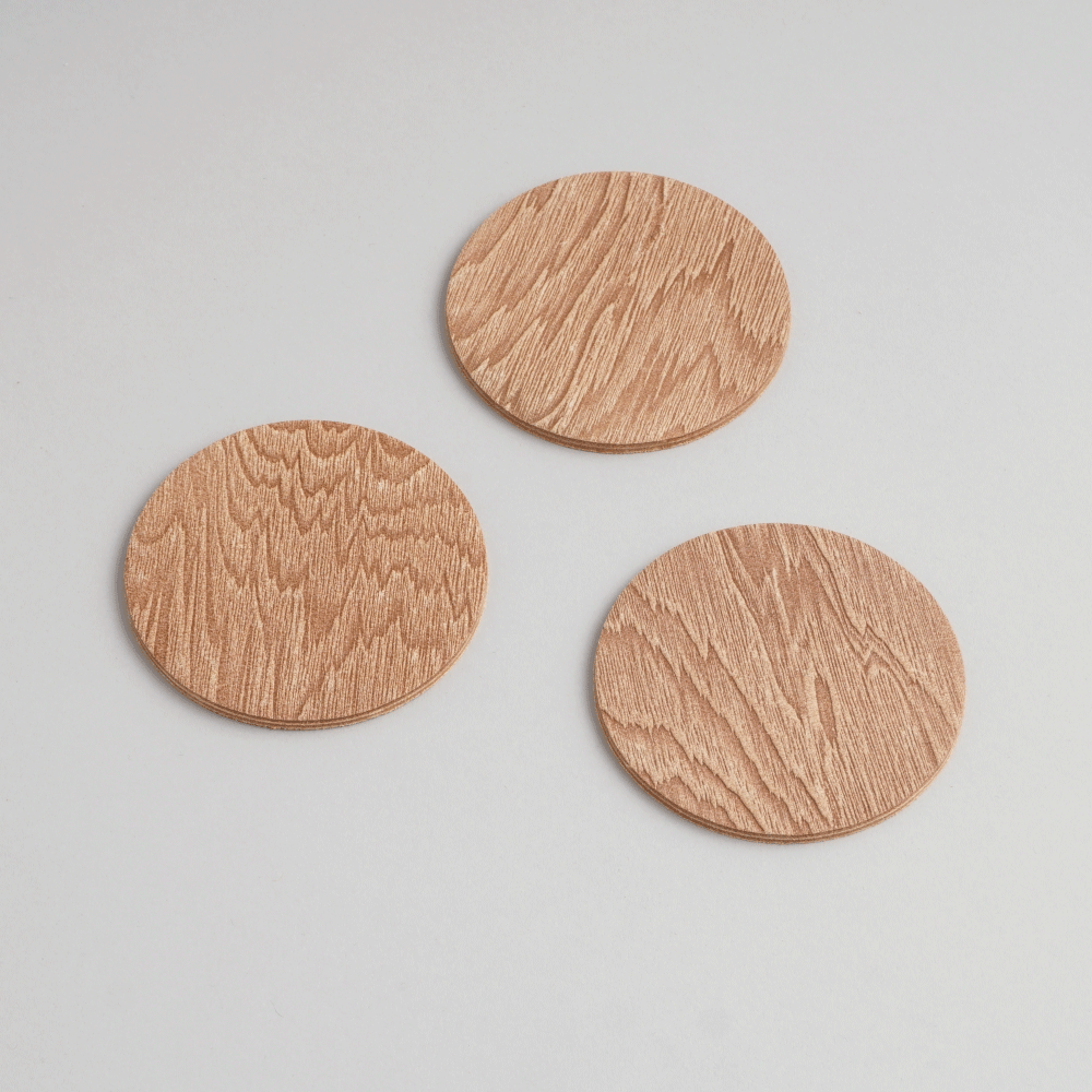 AIOT! ネイタルデザイン ピノワークス レザーコースター AIOT! ネイタルデザイン ピノワークス レザーコースター AIOT