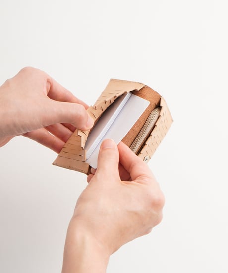 NET CARD CASE / WALLET ( NUDE / BLACK )