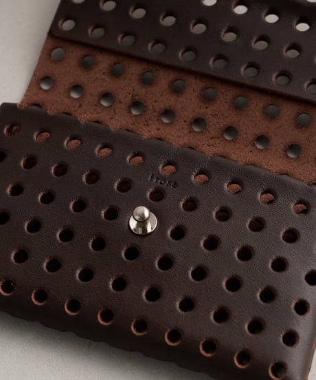 "KAGO" CARD CASE ( D.BROWN )